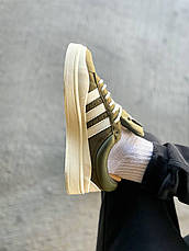 Чоловічі кросівки Adidas Campus x Bad Bunny Green Wild Moss ID7950, фото 3