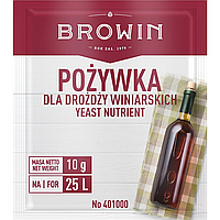 Поживна речовина для винних дріжджів 10г. Browin (оригінал)