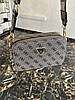 Жіноча сумка Guess The Snapshot Bag Silver сумочка сіра через плече на широкому ремені Гесс, фото 8