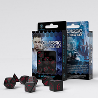 Набір Дайсів Classic RPG Dice Set Black & Red