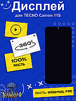 Дисплей Tecno Camon 11S (CB7) оригинальный в сборе переклей без рамки Текно Камон 11с