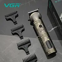 Профессиональный машинка USB тример для стрижки волос 4в1 VGR V-962 Аккумуляторный триммер