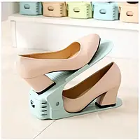 Двойная подставка для обуви комплект из 6шт DOUBLE SHOE RACK