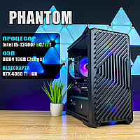 Игровой ПК PHANTOM (Intel i5-12400F, RTX 4060Ti 8GB , DDR4 16GB, SSD M2 NVMe 512GB) от Zona PC