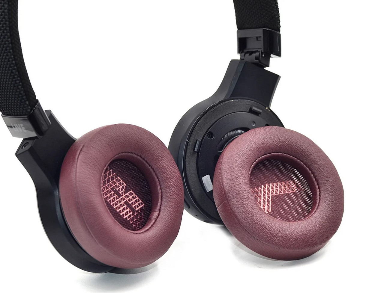 Амбушури накладки для навушників JBL LIVE 400BT JBL Live 460NC JBL Live 670 NC Колір Червоний Red, фото 1