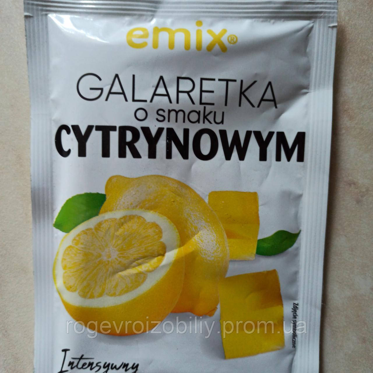 Желе зі смаком лимону Galaretka Cytrynowa Emix