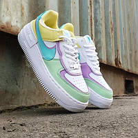 Женские кроссовки Nike Air Force Shadow 0595 White-Green