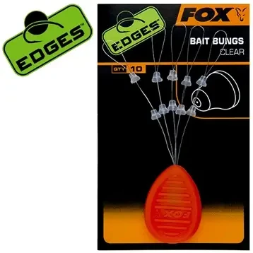 Стопор для насадки Fox Edges Bait Bungs Clear