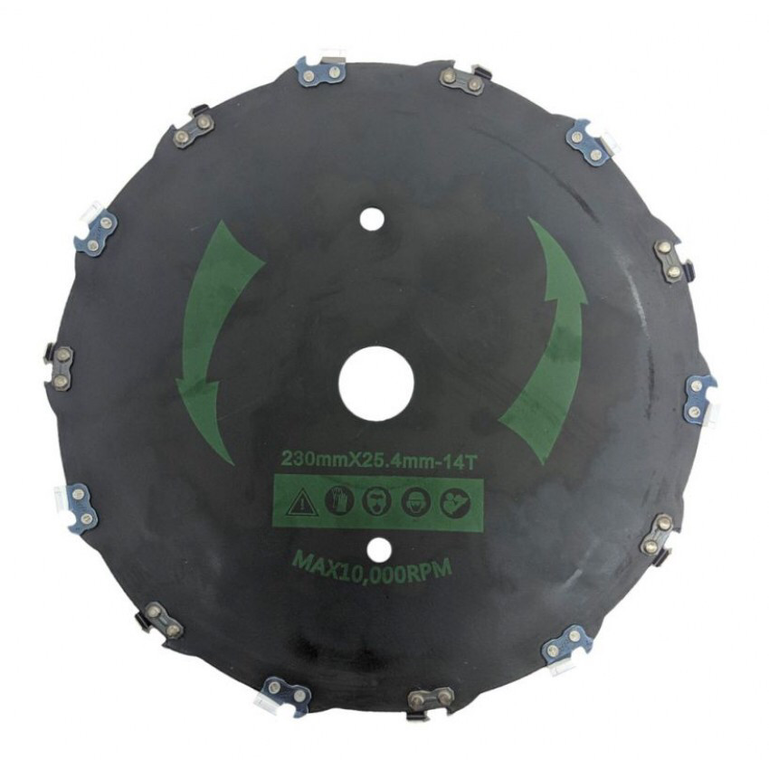 Диск ніж для тримера з зубцями ланцюга «Резак», фото 1