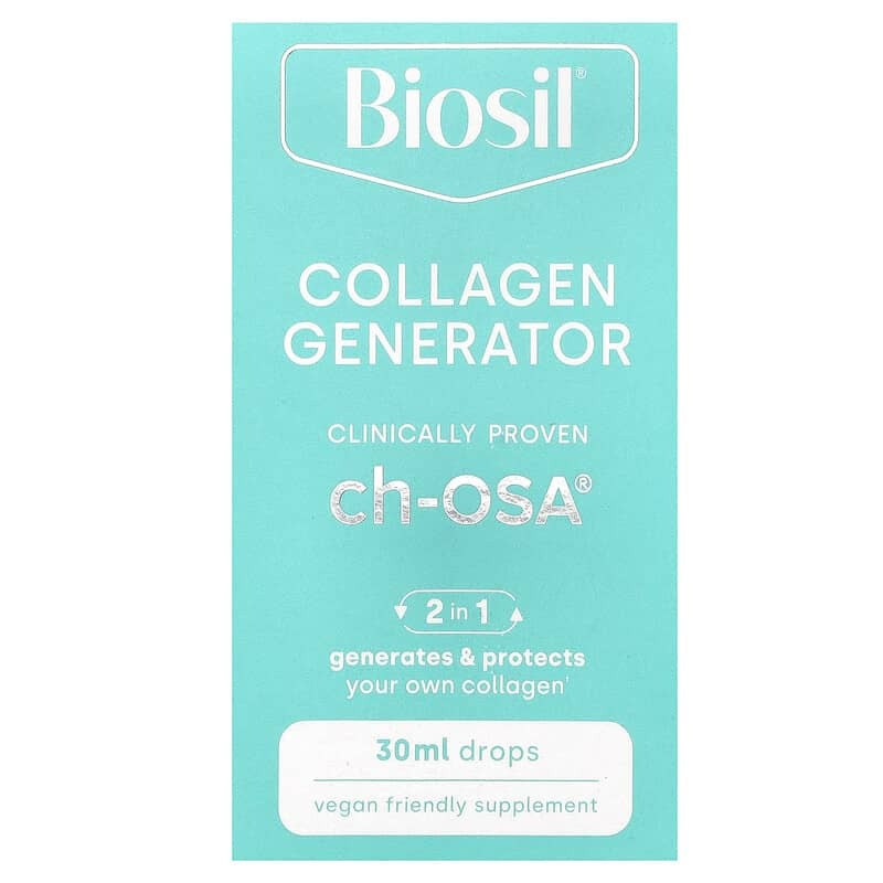 Натуральне джерело колагену BioSil by Natural Factors "Advanced Collagen Generator" у рідкій формі (30 мл)