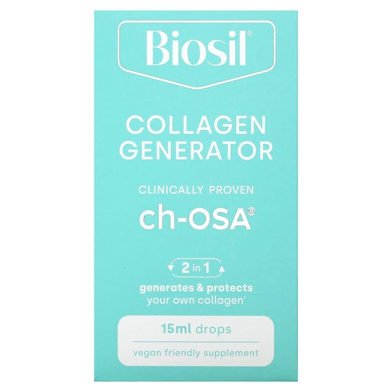 Натуральне джерело колагену BioSil by Natural Factors "Advanced Collagen Generator" у рідкій формі (15 мл)