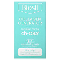 Натуральный источник коллагена BioSil by Natural Factors "Advanced Collagen Generator" в жидкой форме (15 мл)