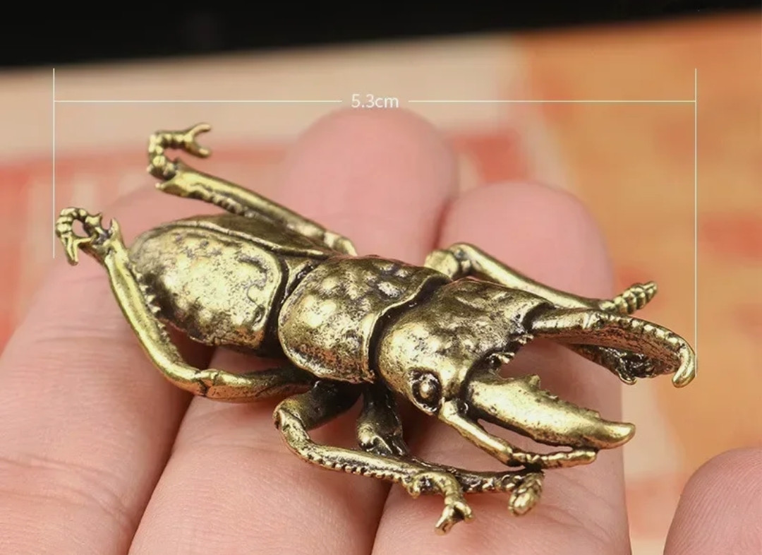 Жук латунна фігурка, фото 1