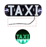 Табличка - LED "TAXI" Green SMD/присоски (70003) MH