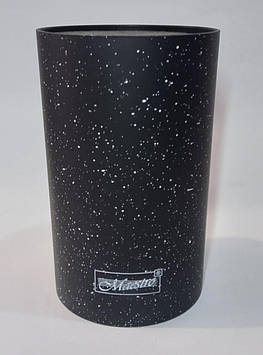 Колода для ножів Maestro MR-1438G-BLACK чорна