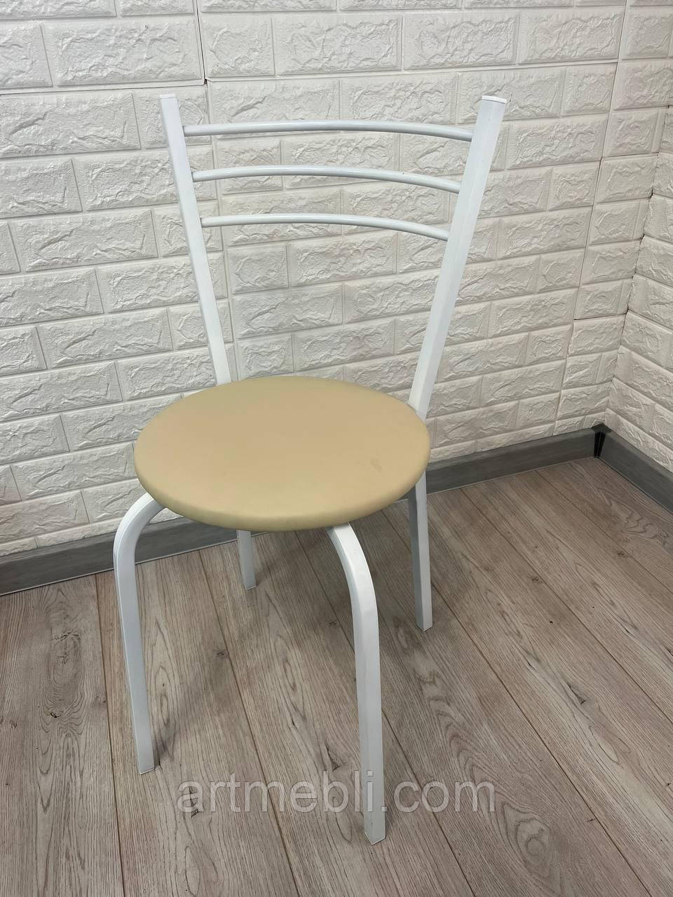 Стілець Ніка, кухонний, для кафе, барів, для кухні, їдальні, стілець металевий із м'яким сидінням, фото 1