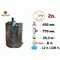 Медогонка 3-х рамочная не поворотная Zn с эл.приводом 12/220В