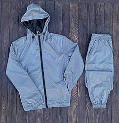 Чоловічий спортивний костюм тонкий із плащівки весняний осінній