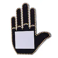 LED Hand на заднее стекло автомобиля с разными режимами "общения", с дистанционным пультом (без батареек)