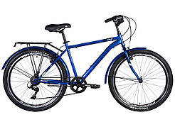 Велосипед ST 26" Discovery PRESTIGE MAN Vbr рама- " с багажником задн St с крылом St 2024 (синий)