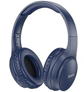 Бездротові Bluetooth навушники Hoco W40 сині, колір в наявності
