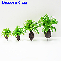 Декоративные деревья высокие от 8 см до 12 см для флорариума, мини-сада, минкроланшафта, диорам, моделизма Кокосовая пальма