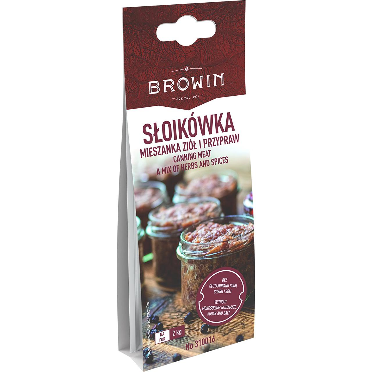 Суміш трав та приправ для м'ясної консервації 30г. Browin, фото 1