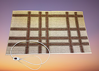Жакардовий килимок з підігрівом 60*100 см, 134 Вт теплий килимок для ніг