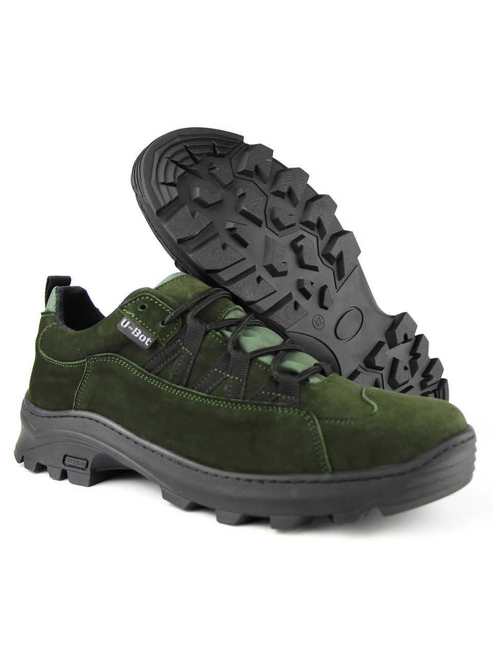 Тактичні кросівки із натуральної шкіри Спарта зелені 40-46р