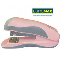 Степлер BUROMAX (скоба №24 26) 4215-10 PASTEL 20л. пластик розовый (1/12)