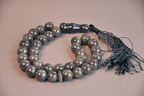 Чотки з натурального каменю "Кварц тонований"