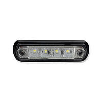 Габаритный фонарь 12-24v LED 4 HORPOL Білий