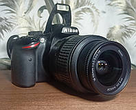Дзеркальна фотокамера Nikon D3200 + об'єктив 18-55 + сумка + SD 64gb ідеальний стан. без.дефектів