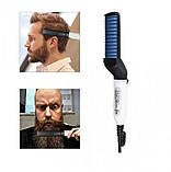 Праска випрямляч для бороди та волосся Modelling Comb For Beaut, фото 5