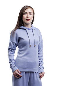 Кофта з каптюром 106 Блакить