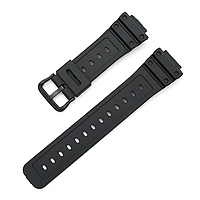 Ремешок для часов Casio G-Shock 16 мм черный силиконовый
