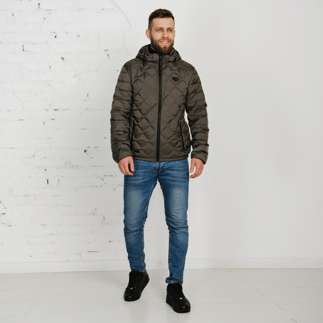 Чоловіча куртка осінь-весна від виробника 48,50 хакі, фото 1