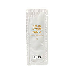 Крем поживний з водою із насіння вівса  PURITO Oat-in intense Cream Sample (тестер), 1 г