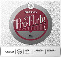 Струны для виолончели D'Addario Pro-Arté Cello String Set 4/4 Scale Medium Tension