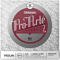 Струны для скрипки D'Addario Pro-Arté Violin String Set With Wound E 4/4 Scale Medium Tension