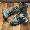 Тактичні берці зимові оливкові, військові черевики зима хакі, армійське взуття на зиму для зсу, розміри: 36-47, фото 4