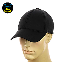 Закрытая мужская кепка на резинке без логотипа One-size - Черный