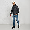 Курточка чоловіча демісезонна  від виробника 48-52 графіт, фото 2