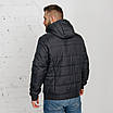 Демісезонна чоловіча куртка від виробника 48-58 чорний, фото 7