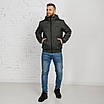 Курточка чоловіча демісезонна  від виробника 48-52 графіт, фото 9