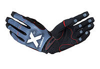 Рукавички для фітнесу MadMax MXG-102 X Gloves Black/Grey/White XL лучшая цена с быстрой доставкой по Украине