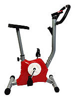 Велотренажер механический вертикальный 7FIT T8018 Intenso Red для дома и спортзала с нагрузкой до 100 кг