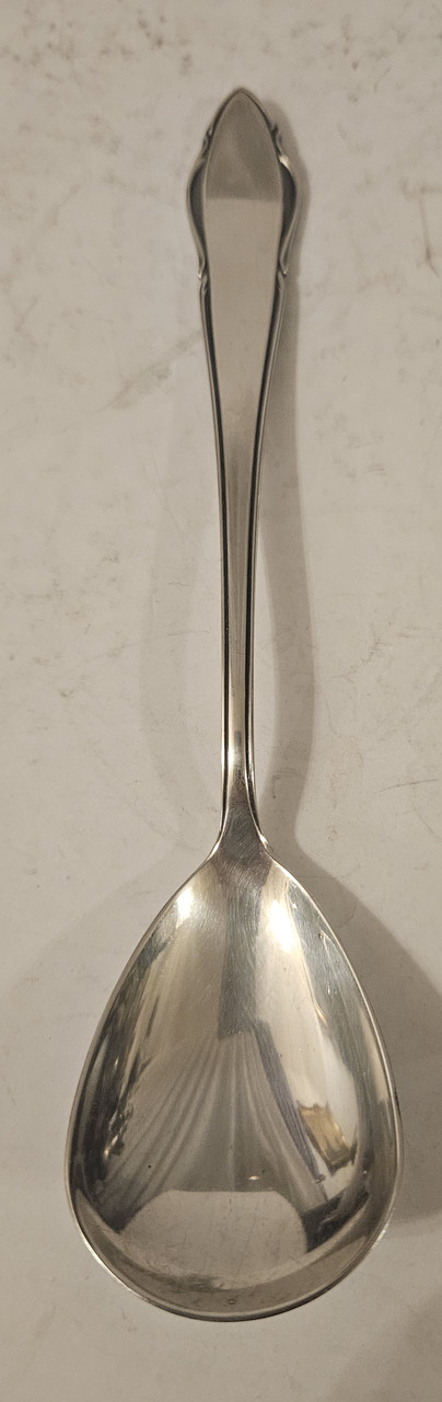 Посрібна ложка для салату, фото 1