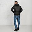 Демісезонна чоловіча куртка від виробника 48-58 чорний, фото 2