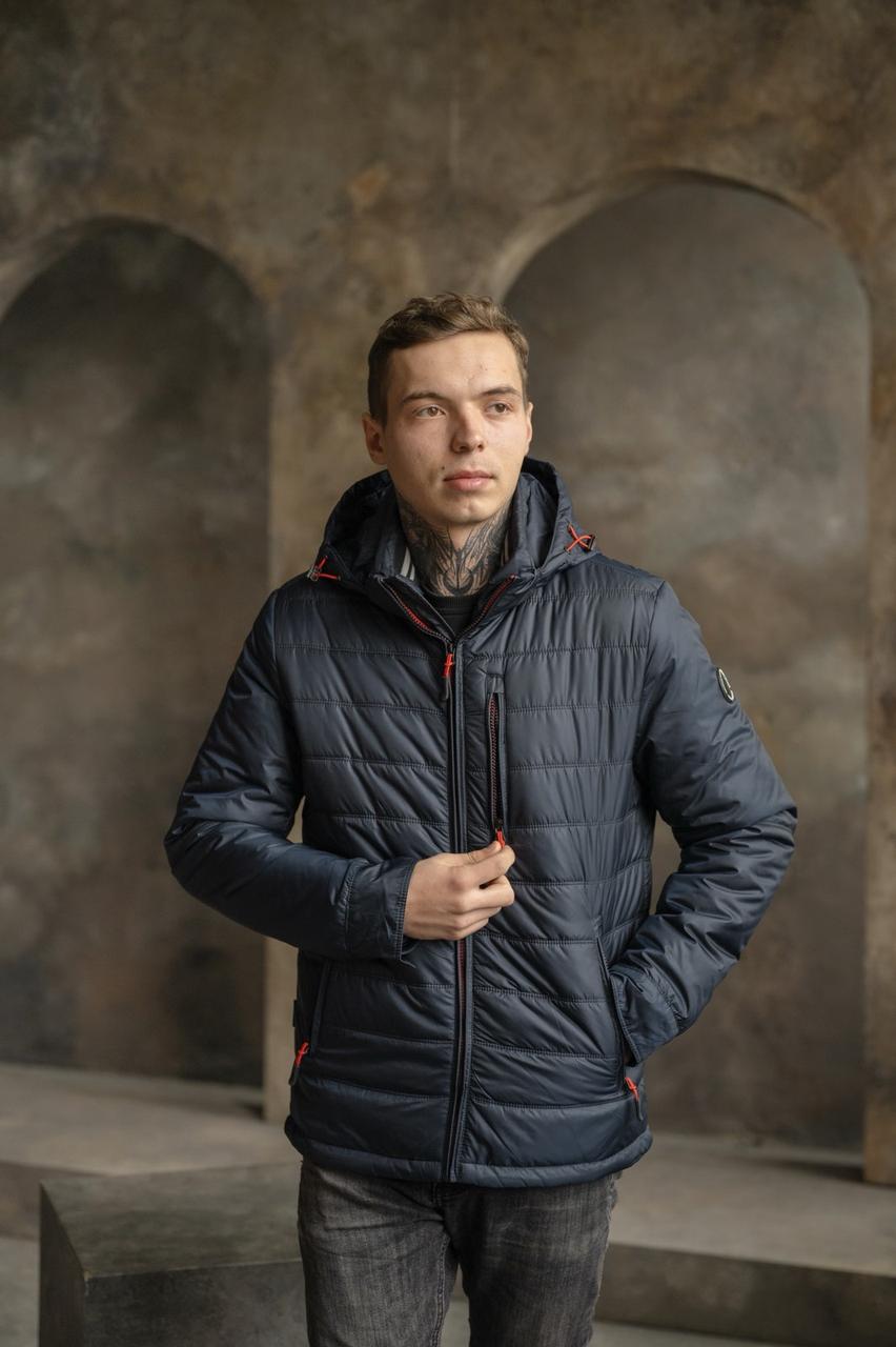 Куртка чоловіча Bihor демісезонна L-5XL арт.1751, Синій, 5XL L, 48